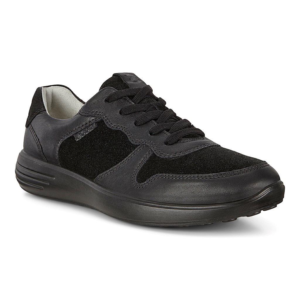 Ecco Soft 7 Runner Mens Sneakers In Black Sale - India UOC-506371